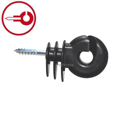 Izolátor pro elektrické ohradníky AKO, Easy Drill velký s vrutem 6 mm EDX