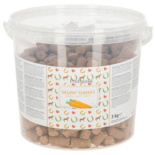 Pochoutka pro koně DELIZIA, mrkev, 3kg