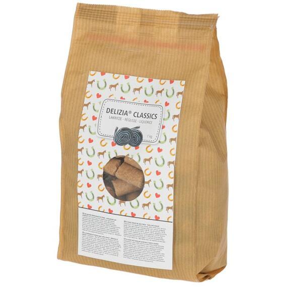 Pochoutka pro koně DELIZIA, lékořice, 1kg