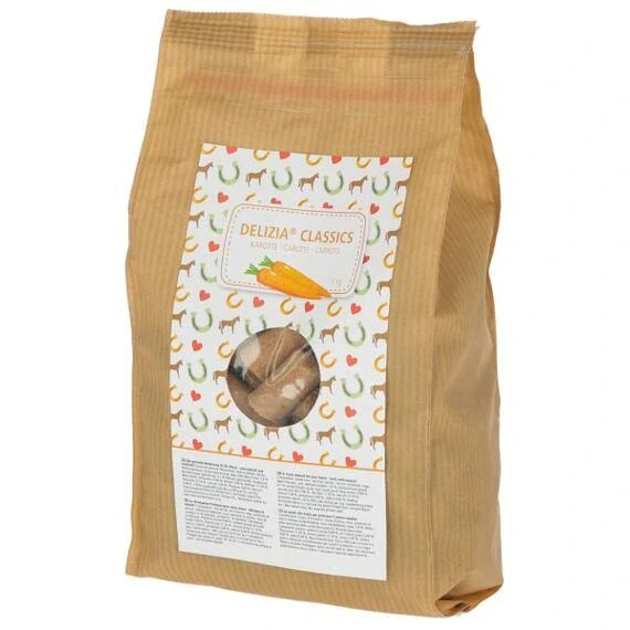 Pochoutka pro koně DELIZIA, mrkev, 1kg