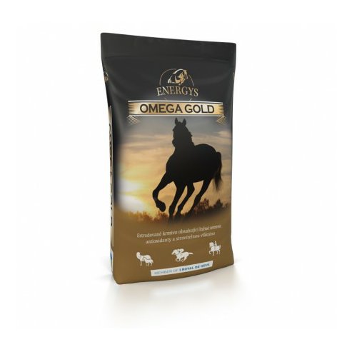 Krmivo pro koně Energys OMEGA GOLD (extrudovaný len s čekankou) 15 kg
