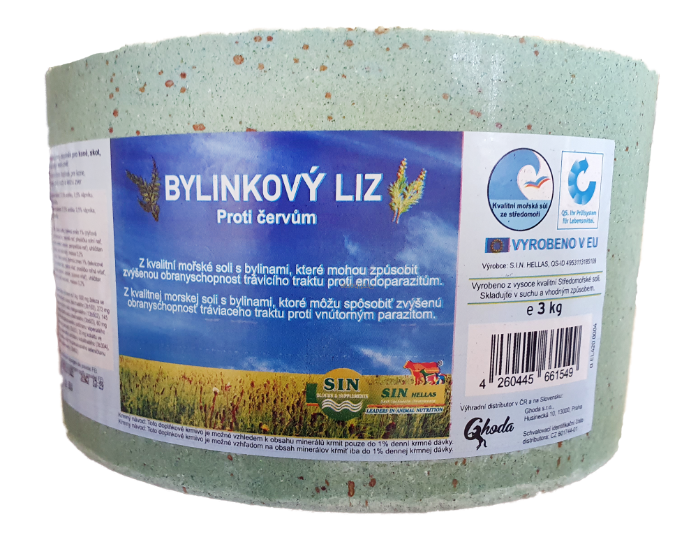 Bylinkový liz proti červům, 3 kg