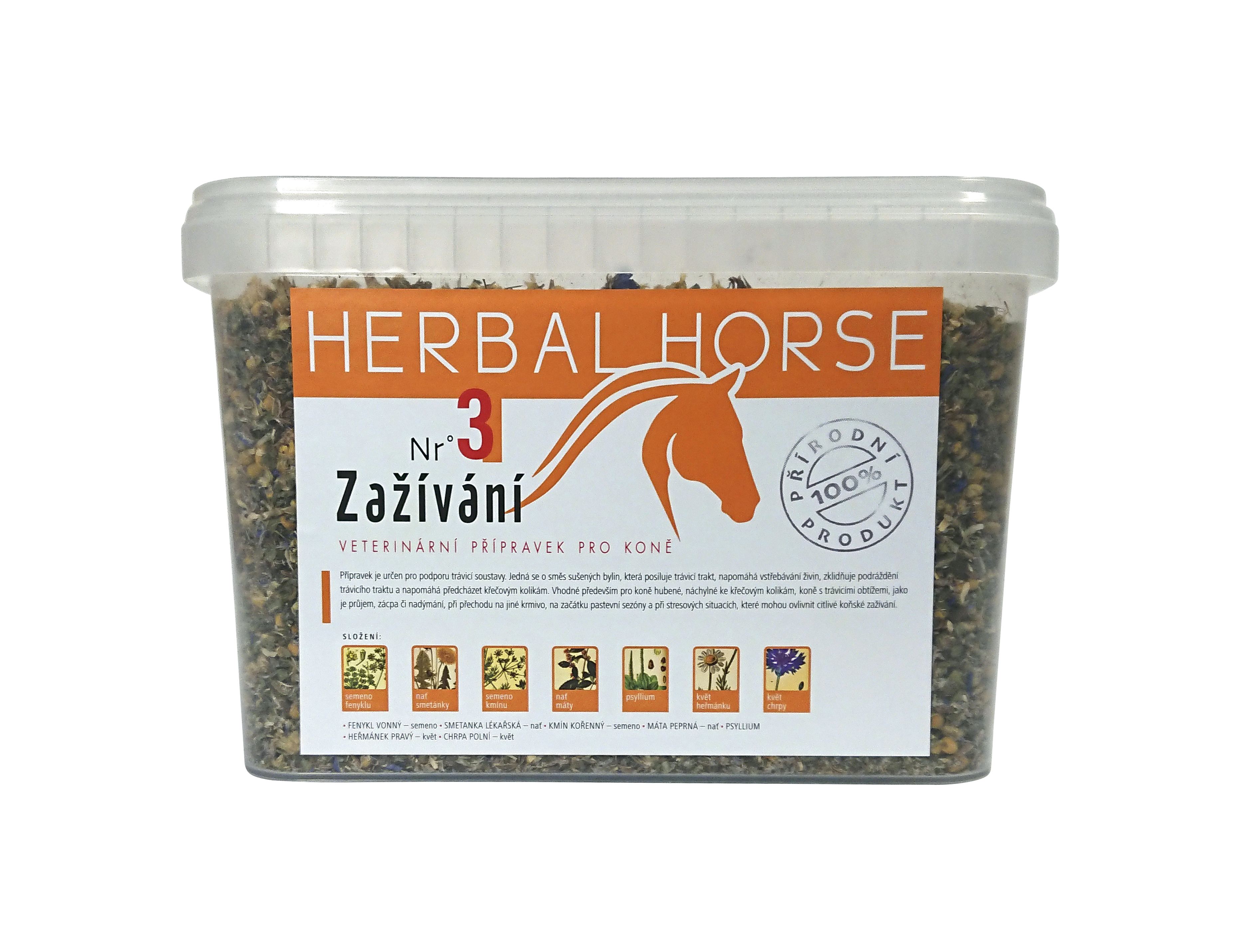 Herbal Horse NR ° 3 Zažívání