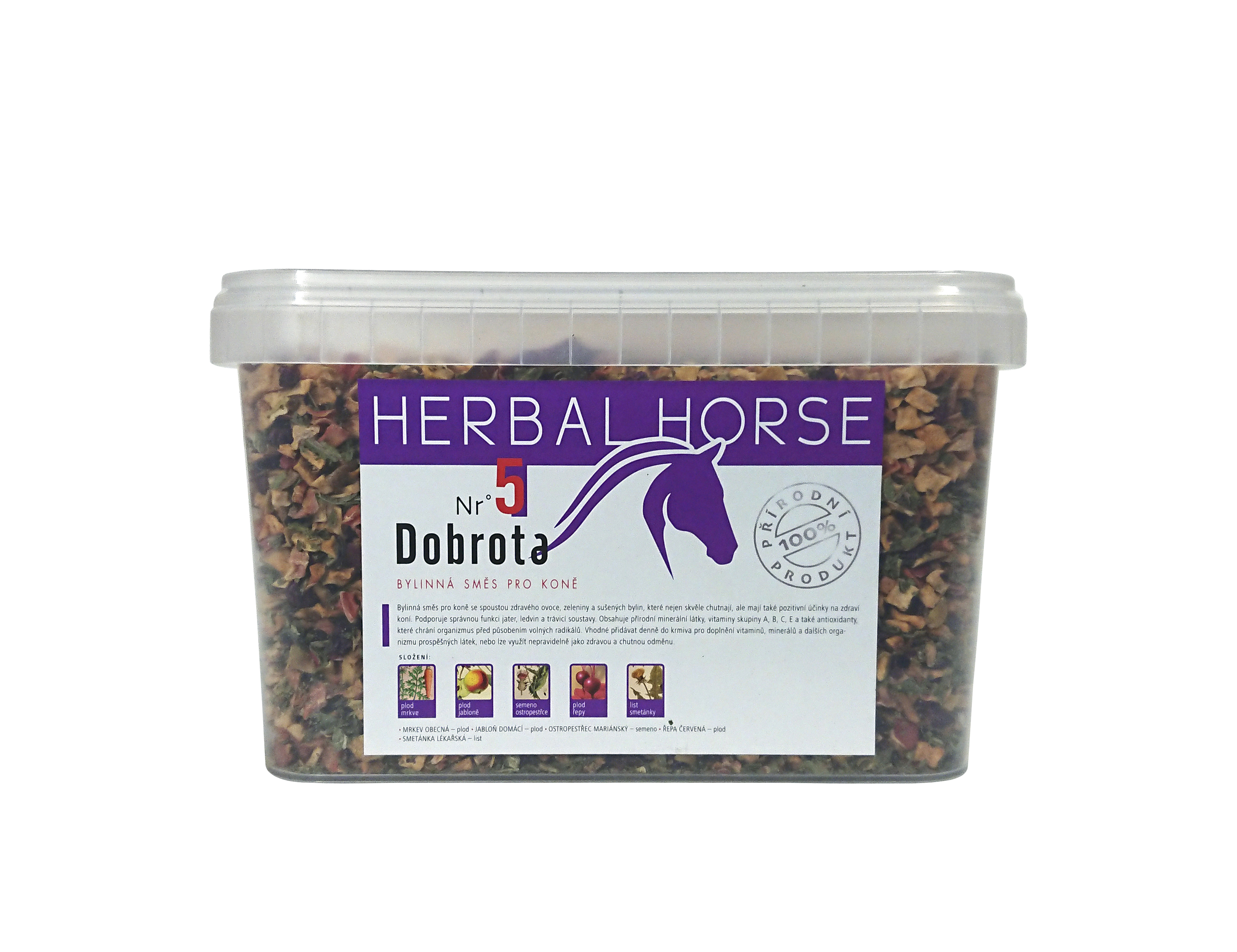 Herbal Horse NR ° 5 Dobrota, 1 kg