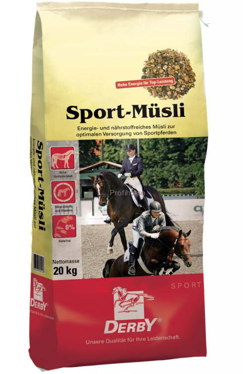 Derby Sport Müsli pro sportovní koně, 20 kg