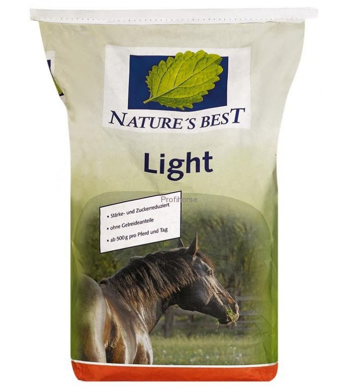Nature's Best Light müsli, 12 kg bezobilná směs pro koně