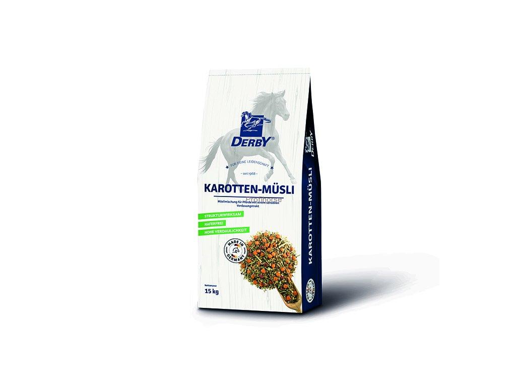 Derby Karotten müsli, 15 kg směs pro koně bez ovsa