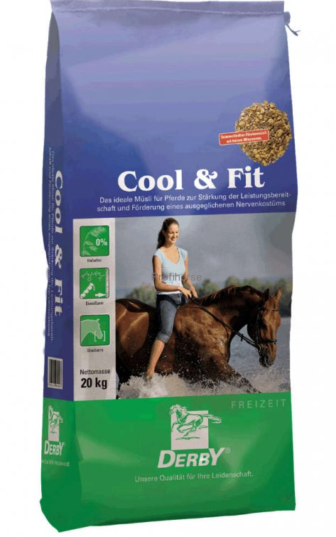 Derby Cool & Fit, 20 kg müsli pro nervózní koně