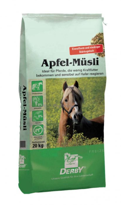 Derby Apfel Müsli, 20 kg podpora zdravé gastrointestinální flóry