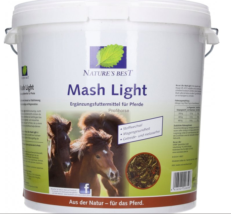 Nature's Best Mash light, 8 kg bezobilný mash s nízkým obsahem cukru