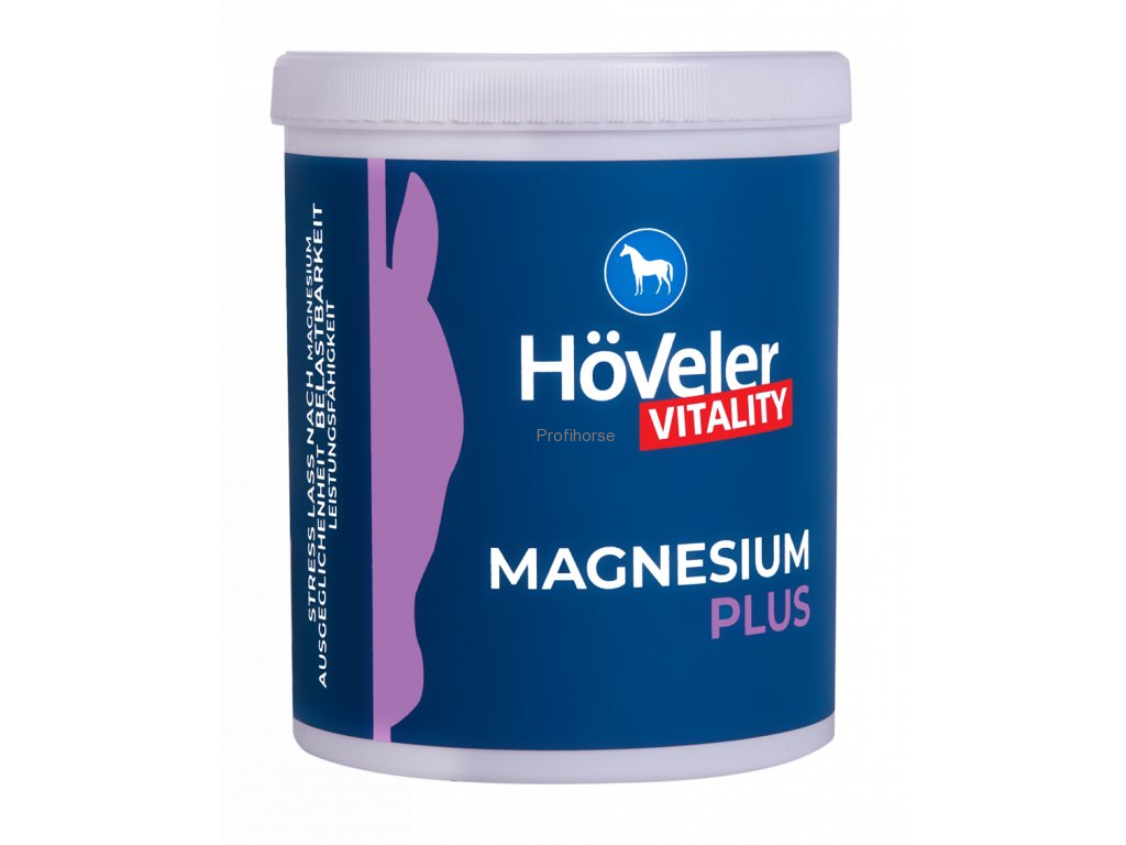 Höveler Magnesium Plus, 1 kg doplněk ke ke zmírnění stresu u koní