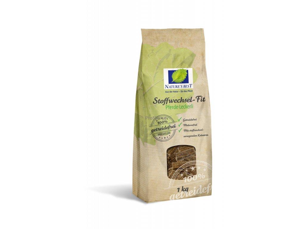 Nature's Best Pamlsky - Stoffwechsel Fit, 1 kg, pamlsky pro koně s metabolickými problémy
