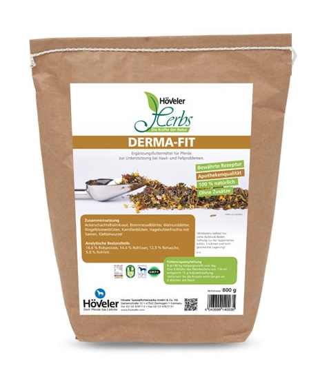 Höveler Byliny - Derma Fit, 800 g, na pokožku a srst