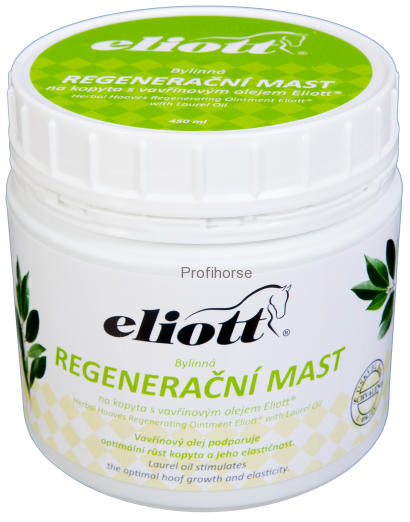 Bylinná regenerační mast na kopyta s vavřínovým olejem Eliott® 450 ml