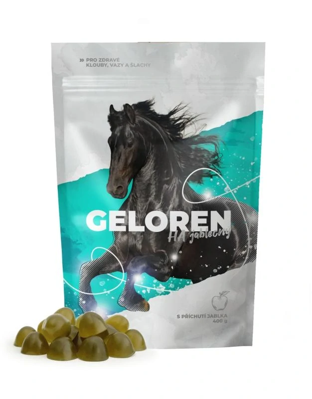 GELOREN HA jablko, želé pro výživu kloubů koní, 450 g