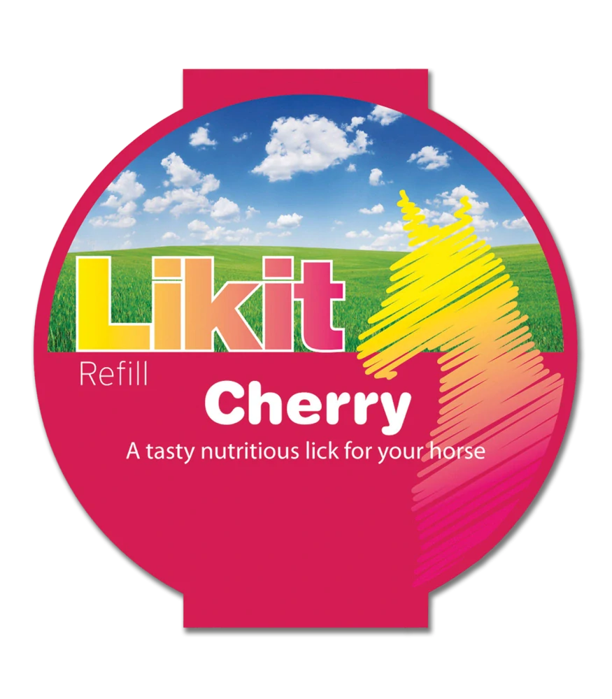 Minerální liz pro koně Likit, 625 g, třešeň