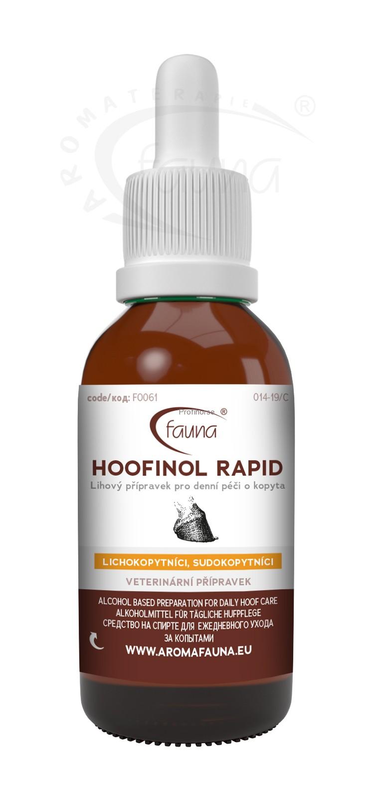 Přípravek na koňská kopyta HOOFINOL Rapid, 50 ml