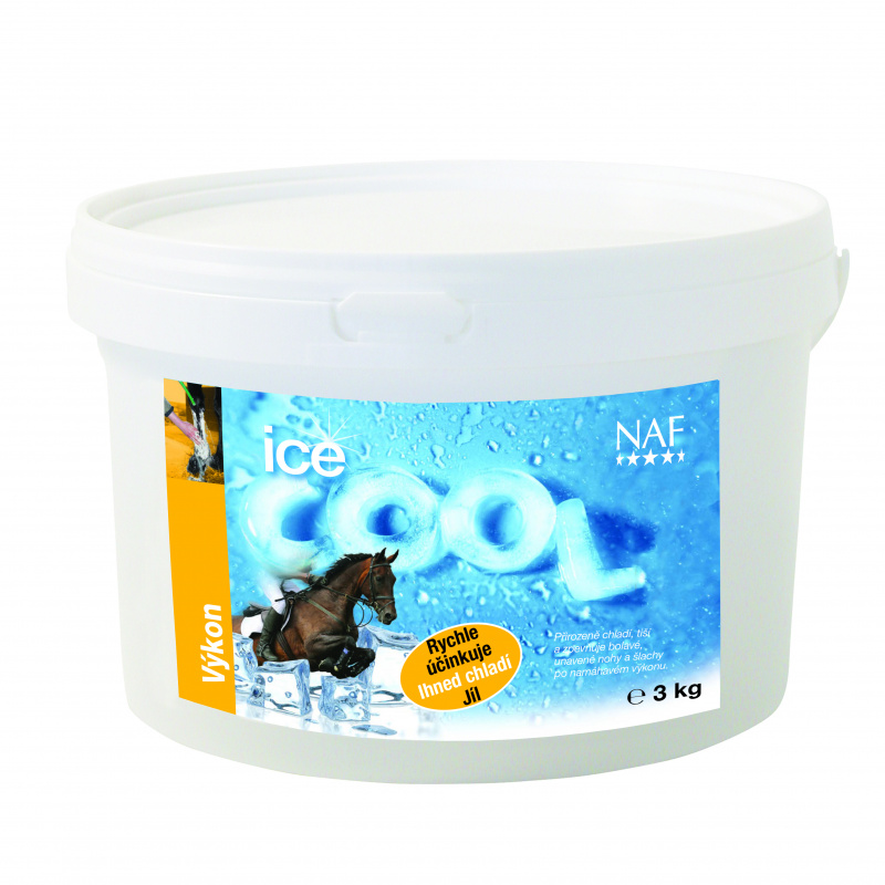 Ice cool, chladivý jíl s minerály na unavené nohy, 3 kg