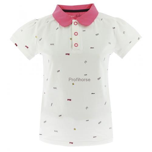 Dětské polotriko Equitheme Love, bílé