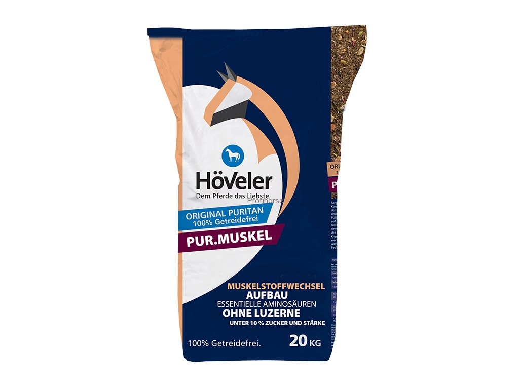 Höveler PUR MUSKEL, podpora svalového metabolismu 20 kg