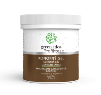 KONOPNÝ MASÁŽNÍ GEL - pro zdravou pokožku, 250 ml