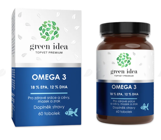 OMEGA 3 (18% EPA, 12% DHA) - pro zdravé srdce a cévy, mozek a zrak