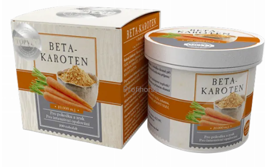 BETA-KAROTEN - pokožka, zrak