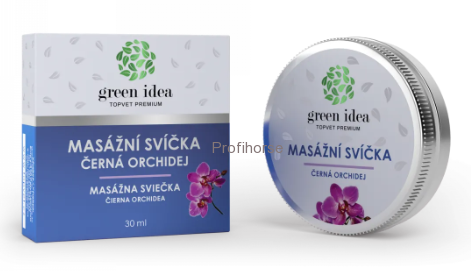 MASÁŽNÍ SVÍČKA - ČERNÁ ORCHIDEJ