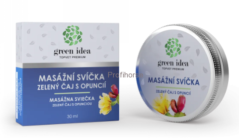 MASÁŽNÍ SVÍČKA - ZELENÝ ČAJ S OPUNCIÍ