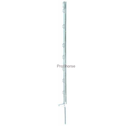 Plastový sloupek ECO jednoduchý nášlap/jednoduchý hrot/bílá/105cm