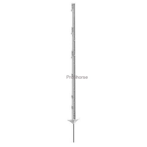 Plastový sloupek dvojitý nášlap/jednoduchý hrot/bílá/125cm