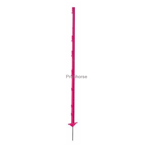 Plastový sloupek dvojitý nášlap/jednoduchý hrot/růžová/156cm