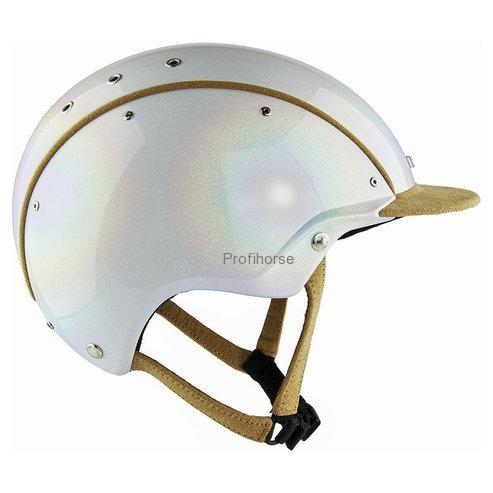 Jezdecká helma CASCO APART flip flop bílá, vel. L