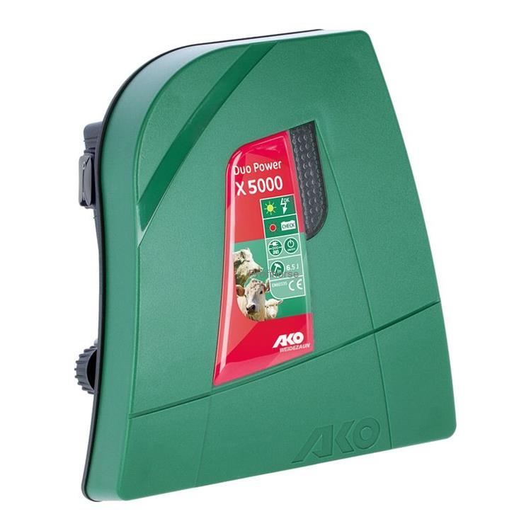 Zdroj pro elektrický ohradník AKO DUO-Power X 5000, kombinovaný, 4,5 J