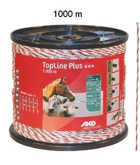 Polyetylenové lanko pro elektrické ohradníky 3 mm TriCOND - 1000 m
