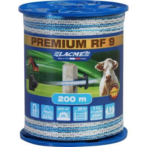 Polyetylenová páska pro elektrické ohradníky PREMIUM RF 9, 9 mm