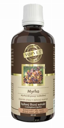 MYRHA TINKTURA - KAPKY Dýchací, kardiovaskulární, reprodukční systém, 50 ml