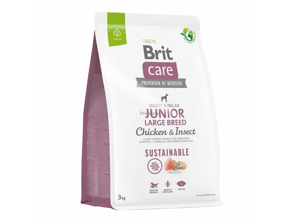 Brit Care Dog Sustainable Junior Large Breed 3kg