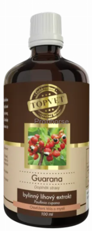 GUARANA TINKTURA - KAPKY Povzbuzující účinky, snižuje pocit únavy