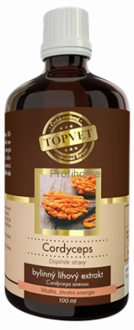 CORDYCEPS TINKTURA - KAPKY Vitalita, životní energie