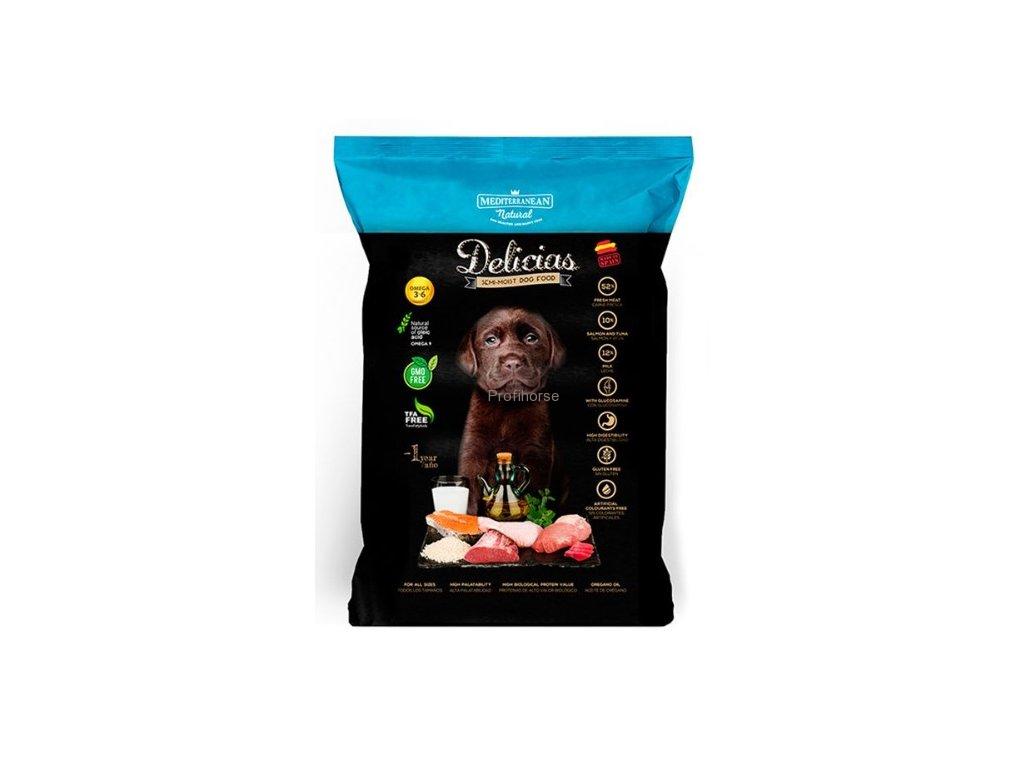 Mediterranean Delicias polovlhké krmivo štěně 800g