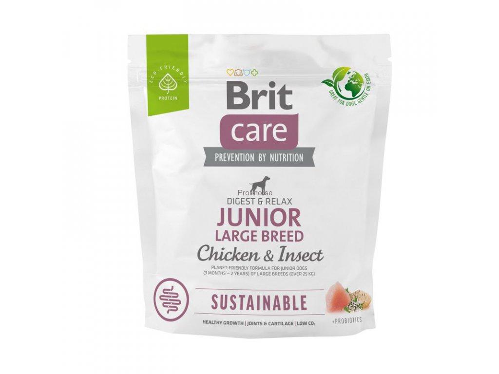 Brit Care Dog Sustainable Junior Large Breed 1kg