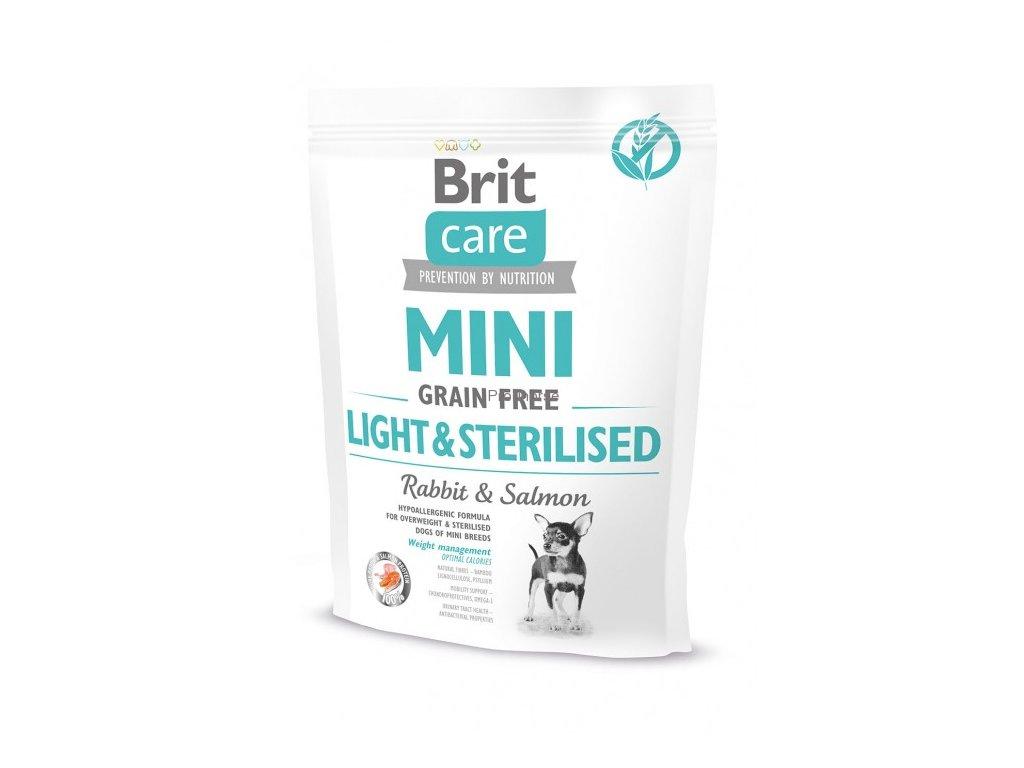 Brit Care MINI Grain Free Light & Sterilised 400g