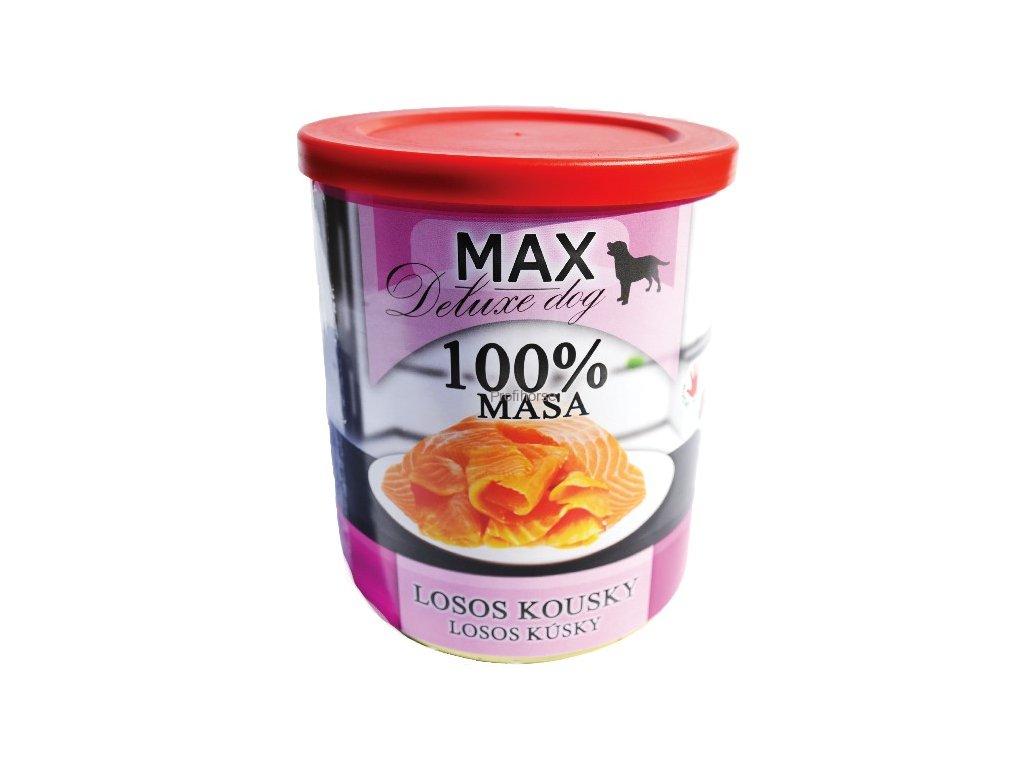 MAX deluxe losos kousky 800g