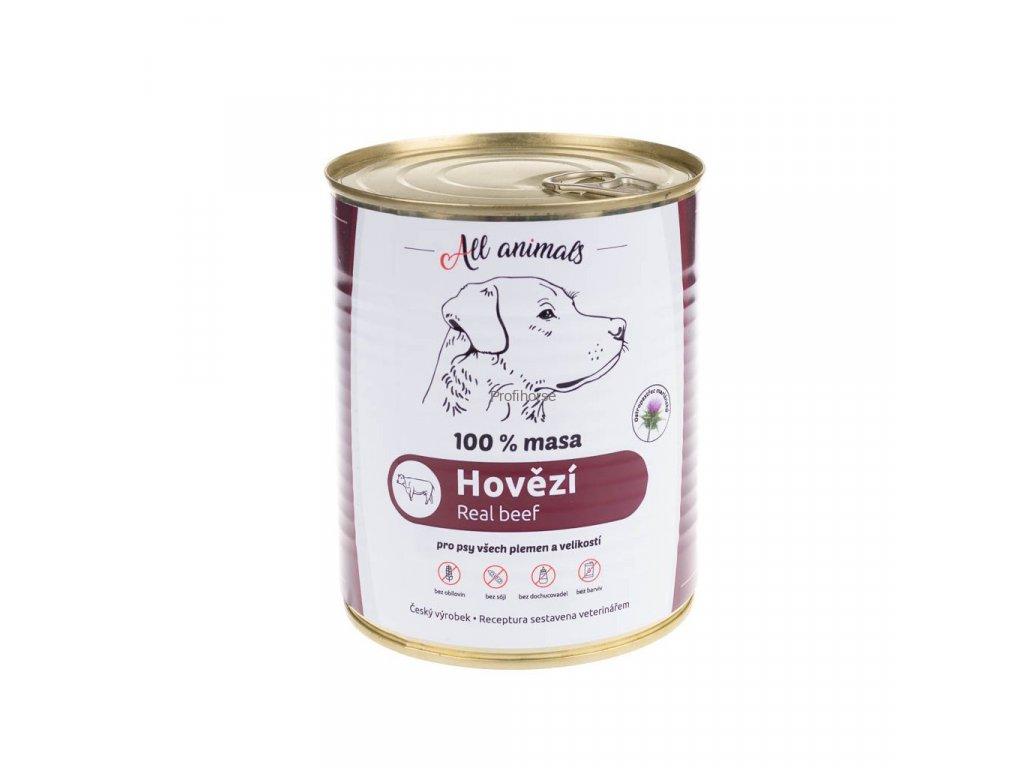 All Animals DOG hovězí mleté, 800 g