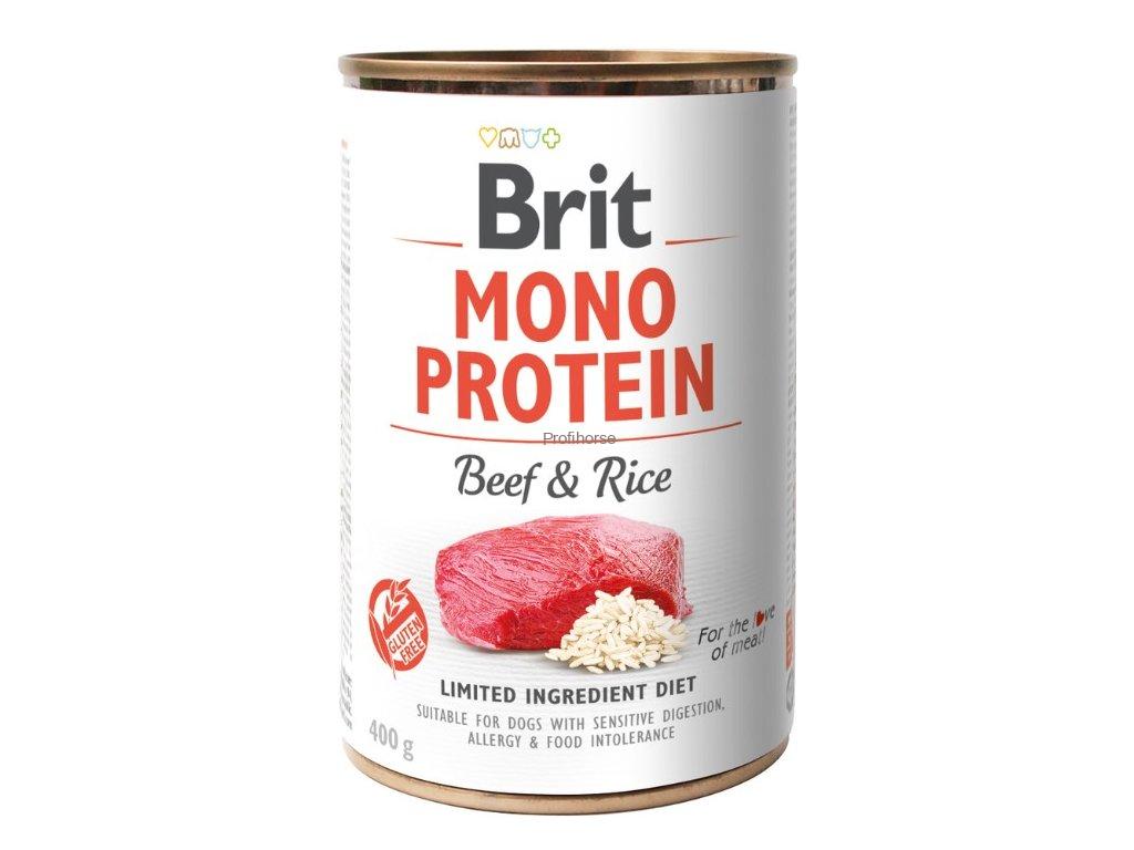 Brit Mono Protein Beef & Rice 400g