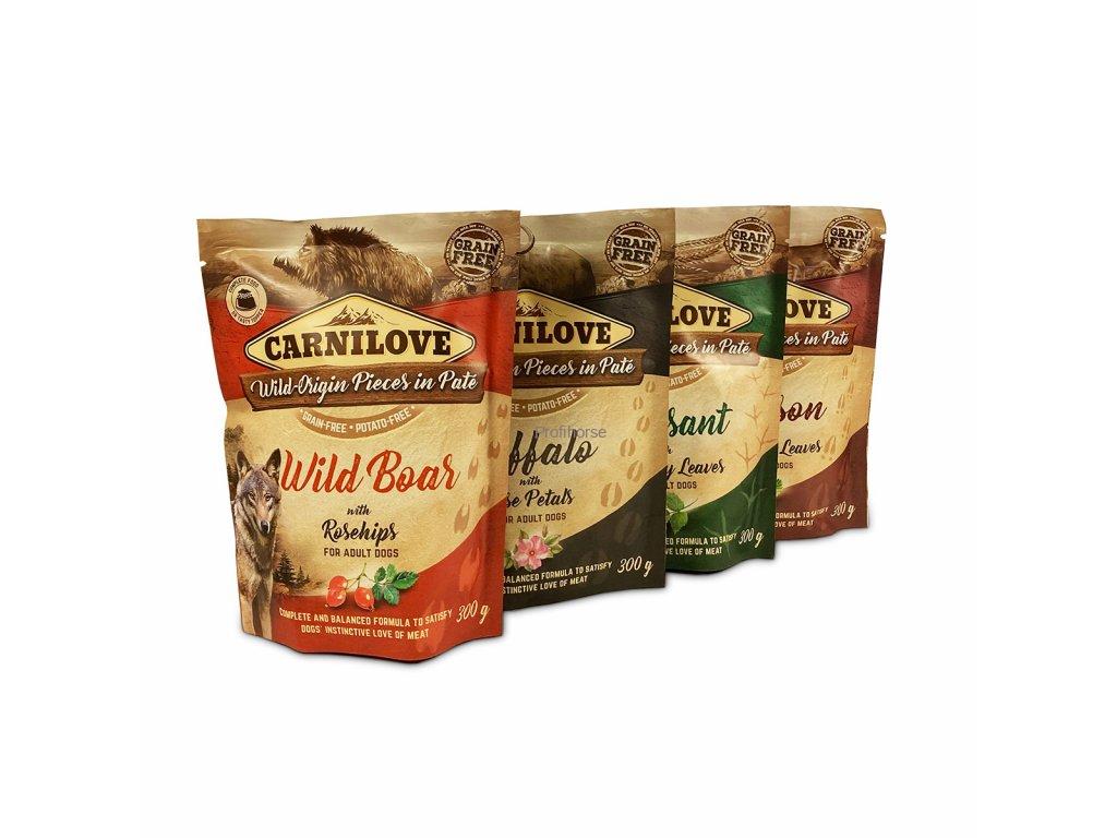 Carnilove Dog Pouch Paté Multipack 4 x 300g