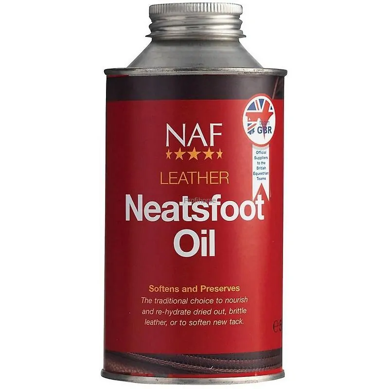 Neatsfood oil špičkový olej pro dlouhodobý lesk, pružnost a trvanlivost vašeho koženého vybavení, 500 ml