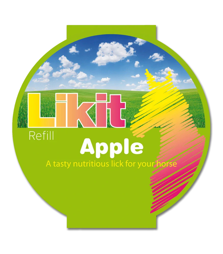 Ovocný liz pro koně LIKIT jablko, 250 g