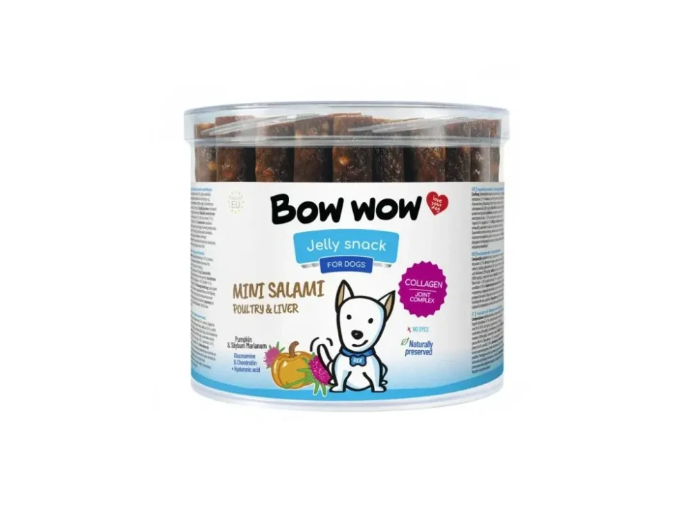 Bow Wow Mini uherské salámky játrové, 5 ks